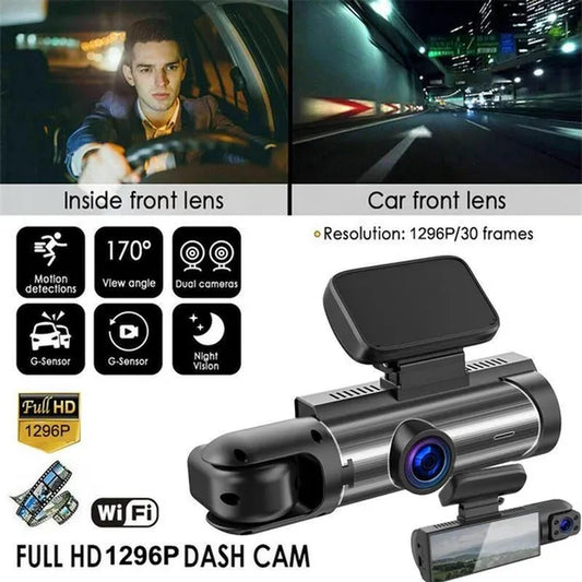 Car DVR WIFI Dash Cam HD 1080P Drive Video Recorder Night Vision Parking Surveillance inside Rear View Camera Vehicle Black Box